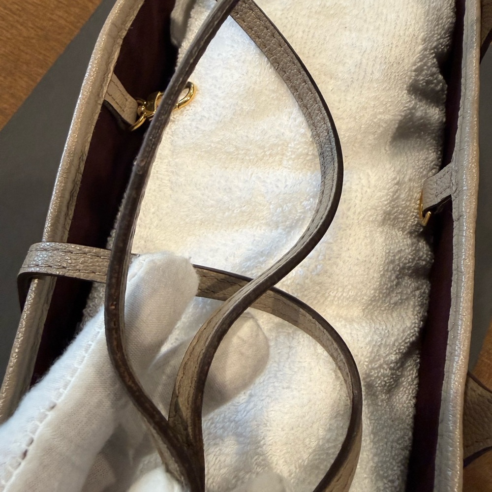 Louis Vuitton Taupe Embossed Monogram Cabas Tote Empriente - Picture 5 of 12